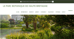 Desktop Screenshot of parcs-et-jardins.net