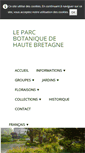 Mobile Screenshot of parcs-et-jardins.net